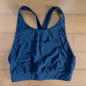 Alo Yoga Ripped Warrior Bra in Rich Navy XS